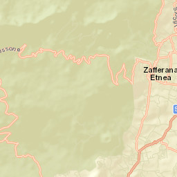 Zafferana Etnea Street Map