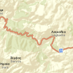 Langádhia Street Map