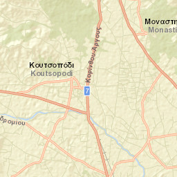 Koutsopódi Street Map