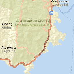 Lávrio Street Map
