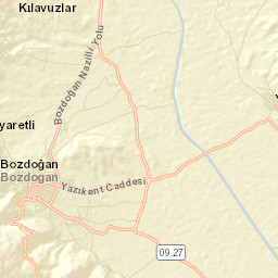 Bozdoğan Street Map