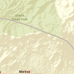 Ağlasun Street Map