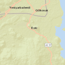 Yenişarbademli Street Map
