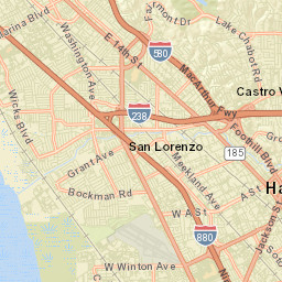 22790-22798 Filbert St Hayward CA Street Map