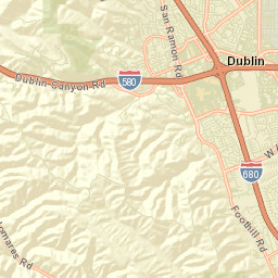 Dublin California Street Map