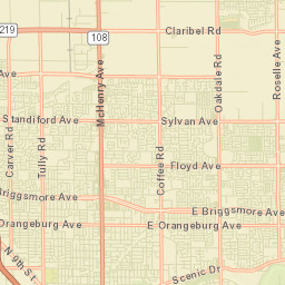 1906 Temescal Dr Modesto California  Street Map