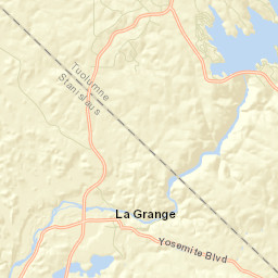 La Grange California Street Map
