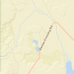 Benton Crossing California Street Map