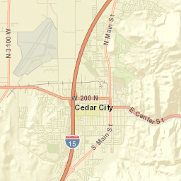 612-698 E Fiddlers Canyon Rd Cedar City Street Map