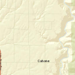 Cahone Colorado Street Map