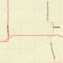 10556 SE Teter Rd Leon KS 67074 Street Map