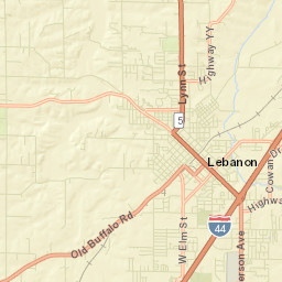 18085 Old Buffalo Rd Lebanon MO Street Map