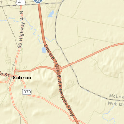 Sebree Street Map