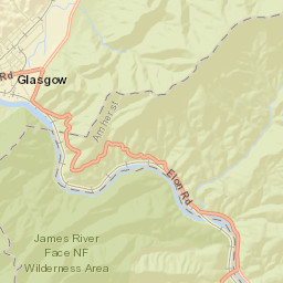 Glasgow Street Map
