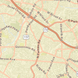Tuckahoe Street Map