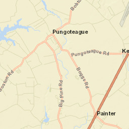 Charles M Lankford Jr Memorial Hwy, Painter Street Map