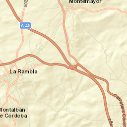 Montemayor Street Map
