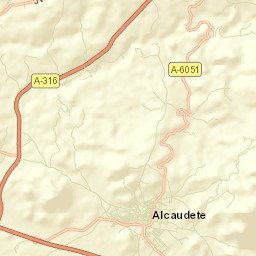 Alcaudete Street Map