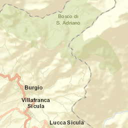Burgio Street Map