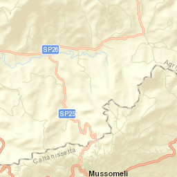 Mussomeli Street Map