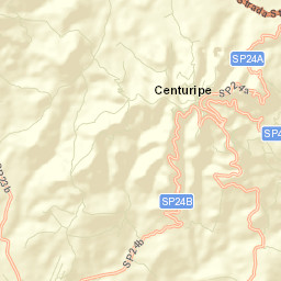 Centuripe Street Map