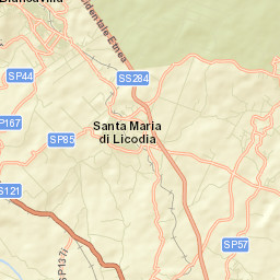 Biancavilla Street Map