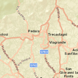Viagrande Street Map