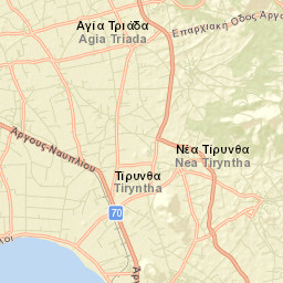 Ayía Triás Street Map