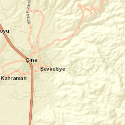 Çine Street Map
