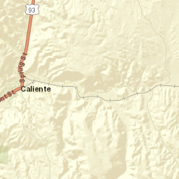 Caliente Street Map