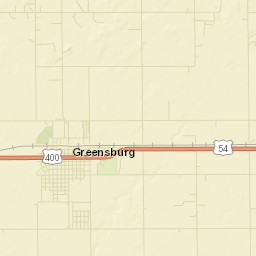 Greensburg Street Map