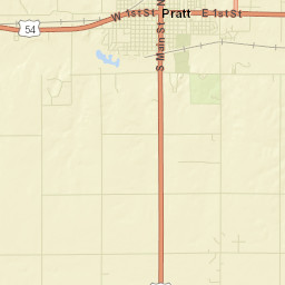 Pratt County Street Map