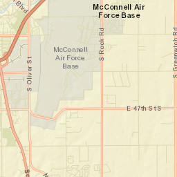 McConnell AFB Street Map