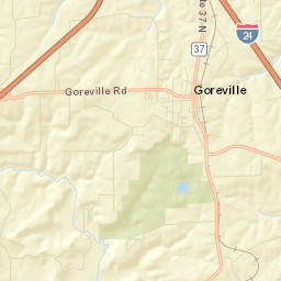 Goreville Street Map