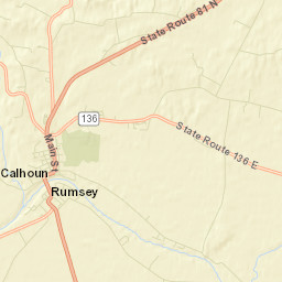 Calhoun Street Map