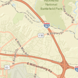 Highland Springs Street Map