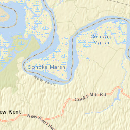 New Kent Street Map