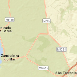 Zambujeira do Mar Street Map