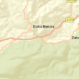 Doña Mencía Street Map
