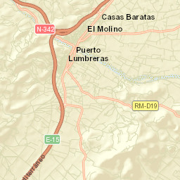 Puerto Lumbreras Street Map