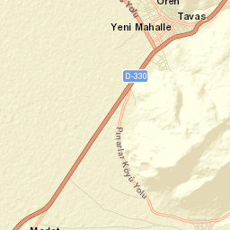 Tavas Street Map