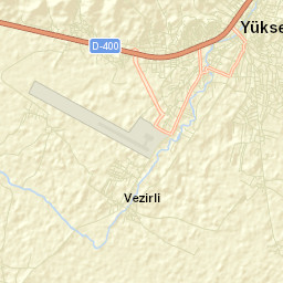 Yüksekova Street Map