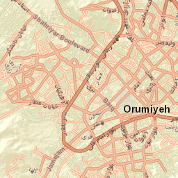 Urmia Street Map