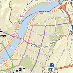 Gangdong-gu Street Map