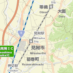 Mitsuke Shi Street Map