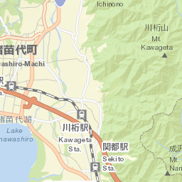 Inawashiro Street Map