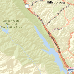 San Mateo Park California Street Map