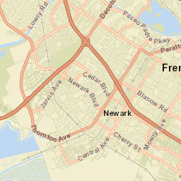 Mattos California Street Map