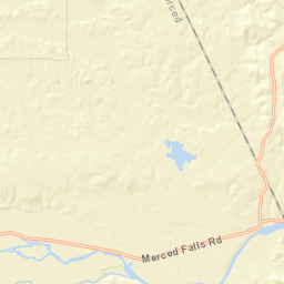 Merced Falls California Street Map