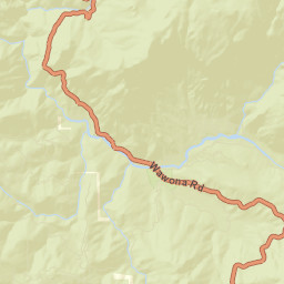 North Wawona California Street Map